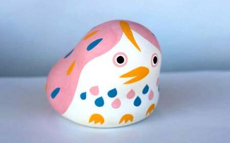 アマビエ（中）天草土人形 伝統工芸品 置物