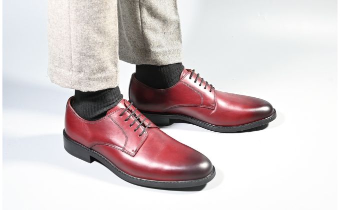 ビジネスシューズ　牛革トラッド　D8800 WI【ワイン】25cm