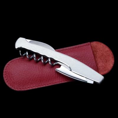 ふるさと納税 関市 ソムリエナイフ【 レイジバッファロー・機械彫】(牛革製ケース付き) ナイフハウス ハラ |  | 02