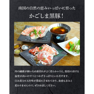 かごしま黒豚しゃぶしゃぶセット 和【配送不可地域：離島】