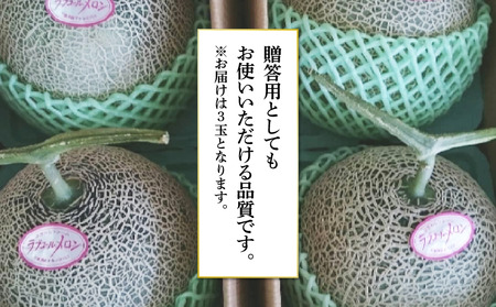 【先行予約】 大玉 ラブコールメロン 3玉  数量限定 メロン メロン メロン メロン メロン はぎわらファーム
