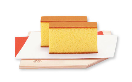 【6回定期便】 福砂屋 カステラ小切れ1号2本入 / カステラ かすてら カット済み ざらめ おやつ 福砂屋 ふくさや 長崎 銘菓 贈答 / 諫早市 / 福砂屋[AHDN015]