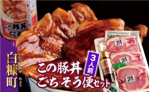 この豚丼 ごちそう便セット【3人前】
