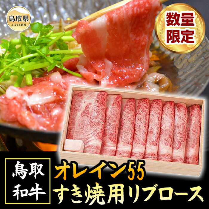 【ふるさと納税】鳥取和牛オレイン55 すき焼用【数量限定】_T2600309