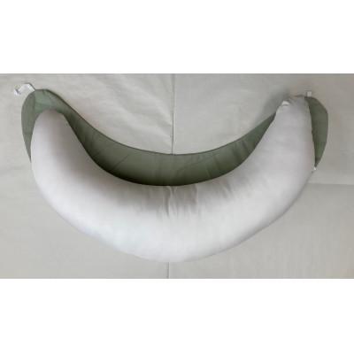ふるさと納税 泉大津市 安心の日本製　授乳クッション枕　1個　綿100%の専用カバー(ファスナー式)　グリーン　2枚付 |  | 01
