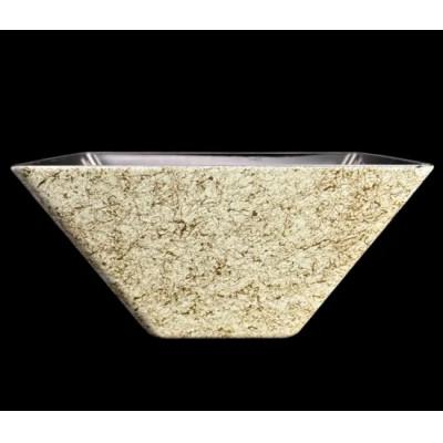 ふるさと納税 海南市 角小鉢(マット仕上げ)S　純白