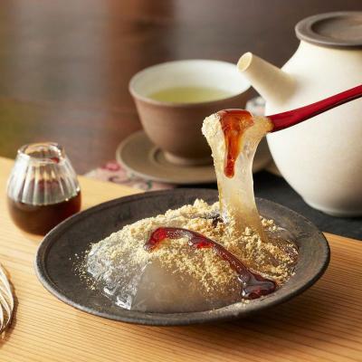 ふるさと納税 京都市 【吉祥菓寮】きな粉を味わう 京都はんなりわらび餅 12個|京都 スイーツ わらび餅 人気 きな粉 |  | 03