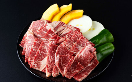 【全3回定期便】【訳あり】赤牛 焼肉用カット（バラ・ロース） 約500g / 不揃い 焼肉 和牛 冷凍[AYBV002]