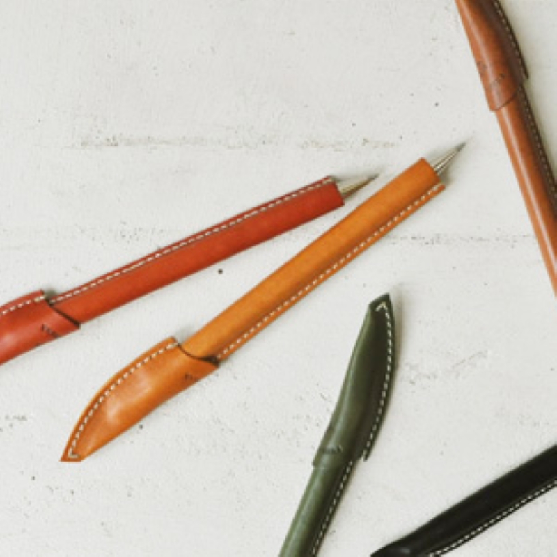 Teha’amana Pen Basic テハマナ ペン ベーシック グリーン テハマナ 革 皮 雑貨 おしゃれ レザー 本革 こだわりの逸品 地域特産品 ギフト 自分用 人気 おすすめ_イメージ2