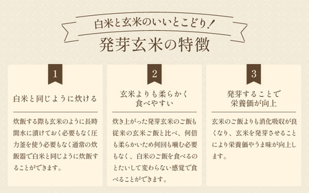【令和7年産】発芽玄米 特別栽培米 ミルキークイーン 真空パック 3kg 米 玄米 ギャバ [A-29117]