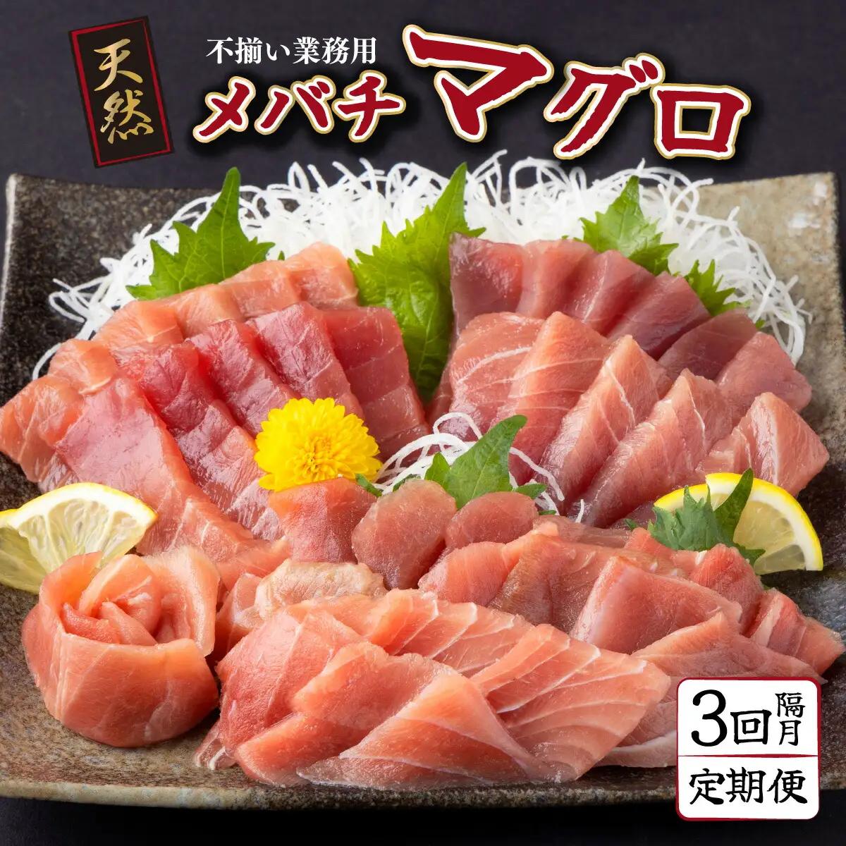 【定期便/計3回】天然メバチマグロ500g（柵）【まぐろ】tk026
