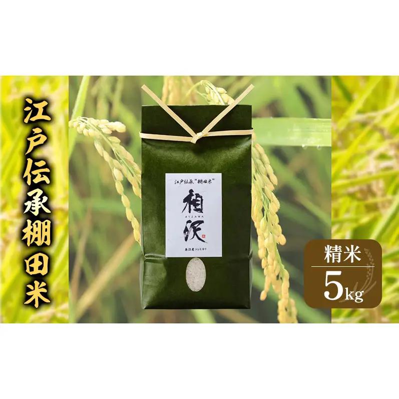【令和8年産 先行予約】江戸伝承棚田米5kg お米 コメ