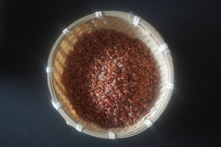 【ふるさと納税】オリザ農園 自然栽培の古代米「神丹穂(カンニホ)米」4kg(2kg×2袋) 2025年新米【長野県信濃町】