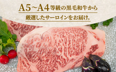 博多和牛 牛肉 A5 A4 サーロイン ステーキ 2枚（計500g）＜有限会社筑前屋＞那珂川市 牛肉 サーロインステーキ サーロイン ステーキ 牛肉 牛肉定期便 和牛定期便 定期便 牛肉 肉 黒毛和牛