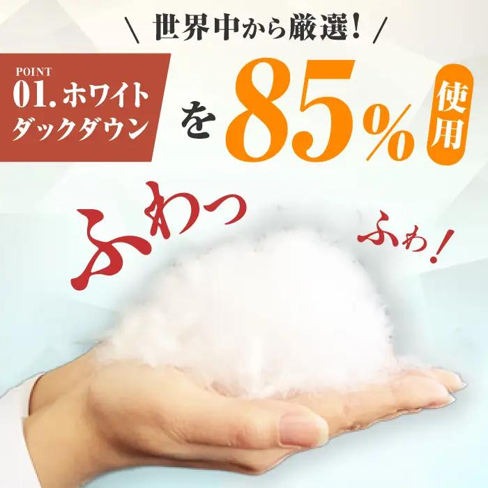 【初冬用】シングル掛け布団 羽毛1.0kg ピンクorブルー / 布団 寝具 ふとん [AFAO006]