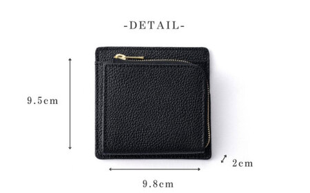【藤巻百貨店】BAGGY PORT 黒桟革ミニ財布  藤巻限定モデル（ネイビー） / 財布 ミニ財布 姫路黒桟革 バギーポート 藤巻百貨店 黒桟革 革の黒ダイヤ 千葉県 東庄町