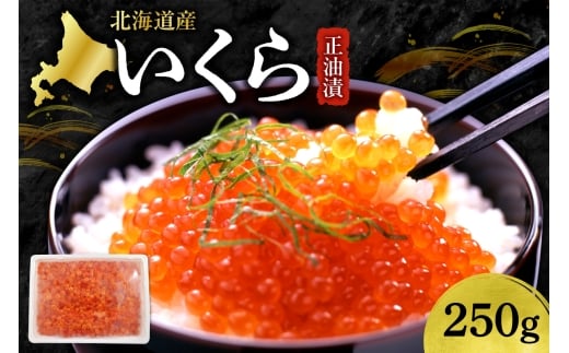 いくら正油漬　250g｜イクラ 魚卵 醤油漬け 北海道 札幌市