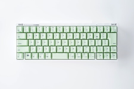 HHKB Professional HYBRID Type-S 日本語配列／雪（山葵キートップセット付き(中央印字)）