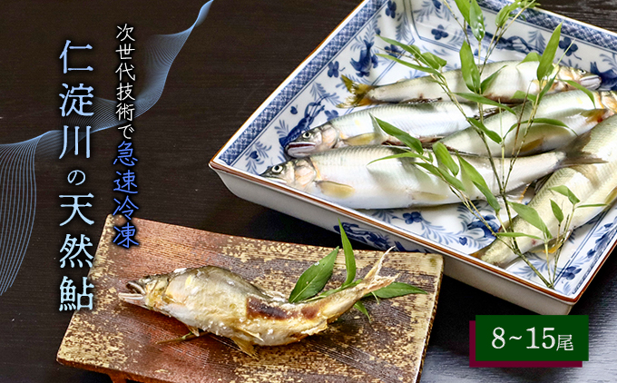 仁淀川の天然鮎（８匹～15匹）★冷凍