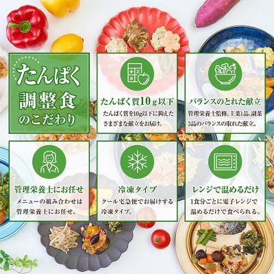 ふるさと納税 邑楽町 まごころケア食 たんぱく調整食 お弁当 ＜冷凍＞ 21食セット|09_sil-052101 |  | 02
