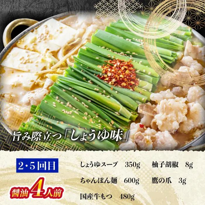 「おおやま」もつ鍋 味わい定期便【隔月定期便（年6回発送）】 [M967-1]