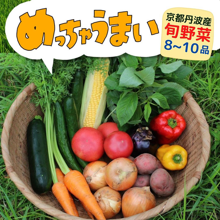 京都丹波産【栽培期間中農薬・化学肥料不使用】野菜セット