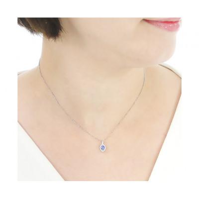 ふるさと納税 韮崎市 ネックレス プラチナ PT900 ダイヤモンド 0.12ct タンザナイト【f257-pt-ta】 |  | 02