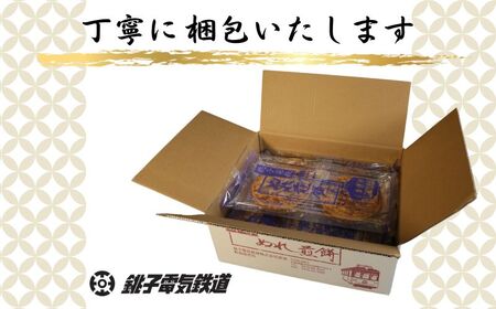 ぬれ煎餅 5袋 銚子電鉄 青のうす口味 煎餅 千葉県銚子市  銚子電気鉄道株式会社