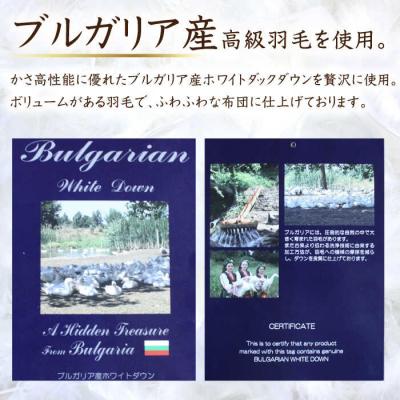 ふるさと納税 糸島市 【糸島羽毛ふとん】【高級ダウン使用】羽毛布団無地ダウン93%【ダブル】株式会社三樹[AYM017] |  | 02