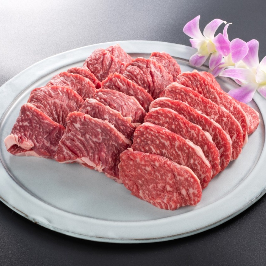 ＜牛元＞松阪牛 赤身焼肉用（自家製タレ付）400g　IM018