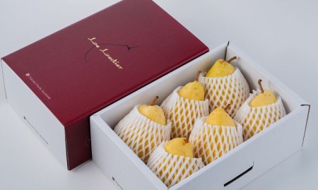 先行予約 ル レクチェ 2kg（4〜7玉） [11月下旬から発送予定] 西洋梨 贈答用 ル レクチエ 洋梨 化粧箱 洋ナシ ル・レクチェ [渡辺果樹園] 【011S075】