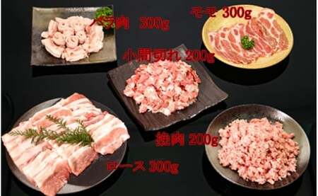 里見和豚　良い肉ライト（総量1.3kg） mi0017-0026