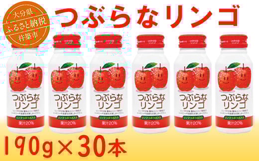 
            つぶらなリンゴ 30本 190g ／ つぶらな つぶらなリンゴ ジュース 清涼飲料水 人気 子供 おすすめ 果汁飲料 ご当地ジュース りんご りんごジュース 飲料 30本 詰めあわせ ギフト プレゼント セット 贈答 家庭用 JAフーズおおいた スピード発送 スピード 母の日 父の日  ＜131-105_6＞
          