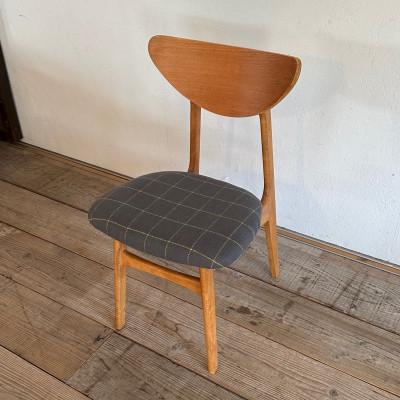 ふるさと納税 富田林市 Karl Dining Chair リボン グレー ミディアムブラウンフレーム【SWOF】 |  | 02