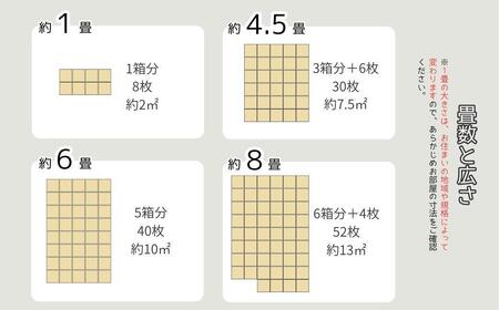 ハリカエ・ベース -畳-　(8畳分：52枚入) M-mm-A34A