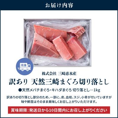ふるさと納税 三浦市 【訳あり】天然三崎まぐろ 赤身 1kg 家計応援 10人分!不揃い　海鮮 刺身 漬け |  | 03