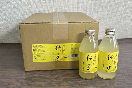 EG02_国産ゆず使用爽やかな味わい柚子ドリンク　250ml×20本入 ※着日指定不可