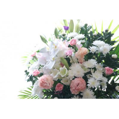 ふるさと納税 筑西市 仏花アレンジメント/Lサイズ〜花瓶不要!届いてそのまま飾れます。 |  | 02