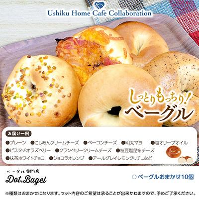 ふるさと納税 牛久市 南部珈琲アイスコーヒー1000ml×3本&Dot.Bagelベーグル10個【複数個口で配送】 |  | 02