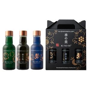 【京都蒸溜所】季の美　京都ドライジン　200ml　飲み比べ3種セット（季の美＆勢＆季のTEA） 京都 お酒 ジン ドライジン スピリッツ 人気 おすすめ こだわり 蒸留 蒸留酒 蒸留所 飲み比べ セット