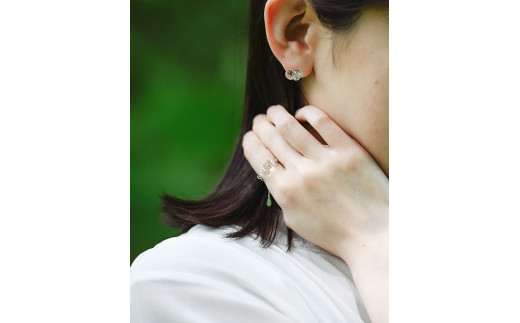 HARIO リング タマユラ HAW-TY-R｜耐熱 ガラス アクセサリー ハリオ 職人 繊細 フォーマル カジュアル きれいめ おしゃれ 20代 30代 40代 贈答 プレゼント ギフト 贈り物 お