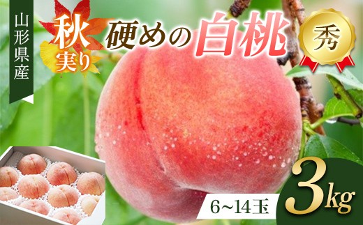 
                  秋実り 硬めの白桃 3kg 秀品 FSY-2749
                