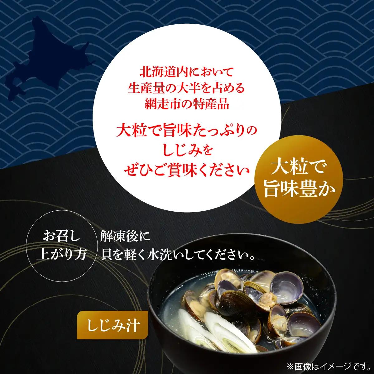 【定期便】無添加大粒砂出ししじみ500g×３袋合計1.5kg　全3回 ABAO141