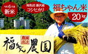 【ふるさと納税】 令和6年産 谷川連峰の清流で育った「福ちゃん米」 精米 20kg 【魚沼産コシヒカリ】南魚沼産 こしひかり