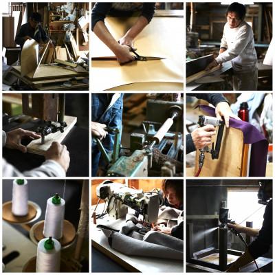 ふるさと納税 大川市 Ricca stool M:【雪結晶色×ライトグレー/高さ45cm】 |  | 03