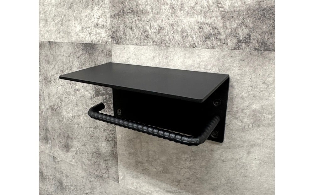 
            誰でも簡単取り付け！スチール トイレットペーパーホルダーR モダン スタイリッシュ【雑貨 日用品 人気 おすすめ 】
          