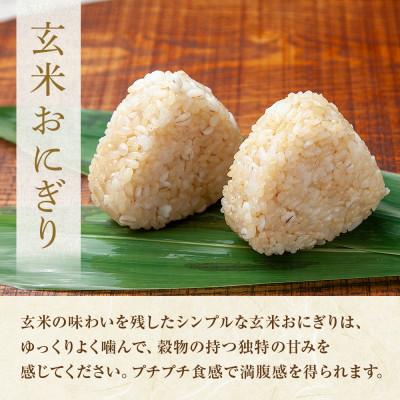 ふるさと納税 南魚沼市 【無地熨斗】おにぎり 玄米 80g×計6個 コシヒカリ 南魚沼産 |  | 01