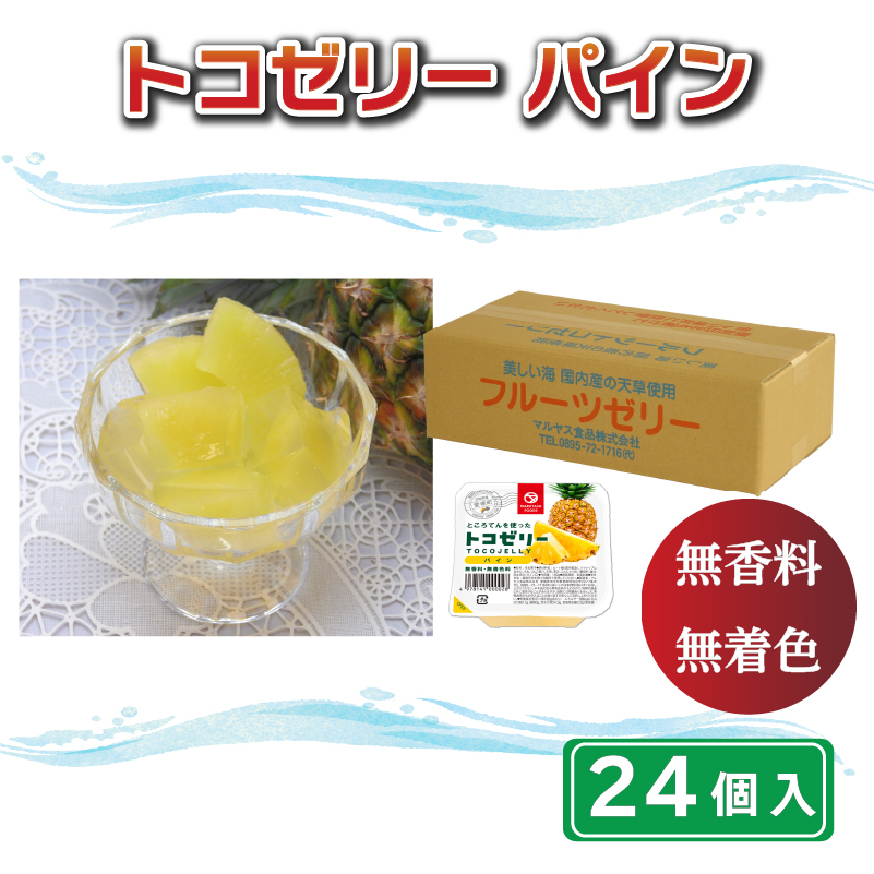 トコゼリーパイン　２４個入り マルヤス食品