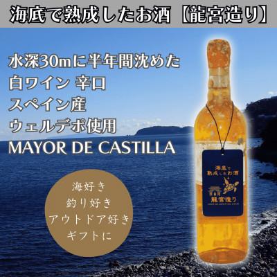 ふるさと納税 真鶴町 【海底に半年沈めて熟成した白ワイン】辛口 MAYOR DE CASTILLA #26