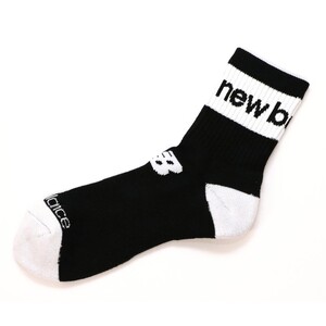 【2026年3月から順次発送】ニューバランスゴルフ ソックス 1足 61862【ブラック】《 靴下 くつした ソックス ゴルフソックス ニューバランス 》【2501T14003_02】